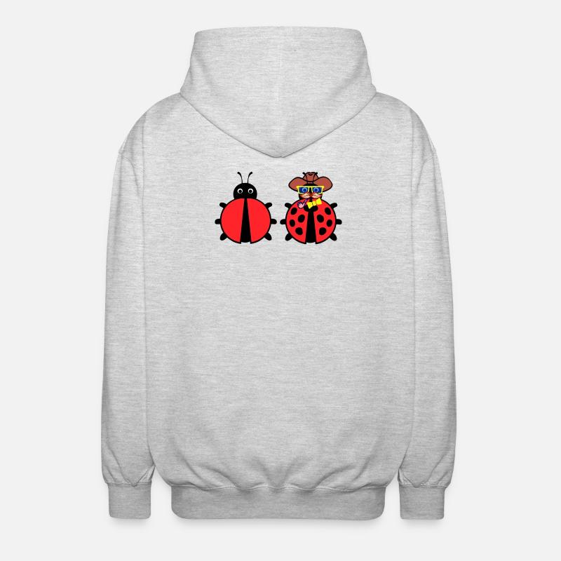 Bugs Debug Developer Bugfixing Programmierer - Unisex Kapuzenjacke - Hellgrau meliert