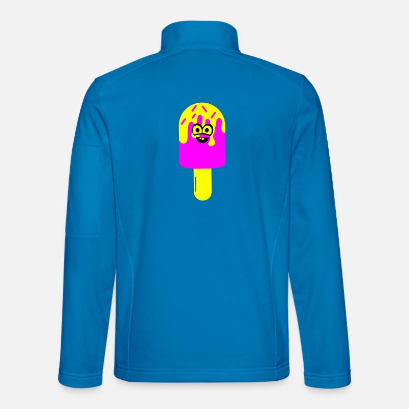 eis_smile - Unisex Softshell Jacket - light blue