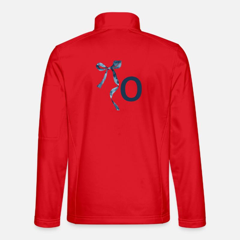 Monogramm oder Geschenkidee - Unisex Softshelljacke - Rot