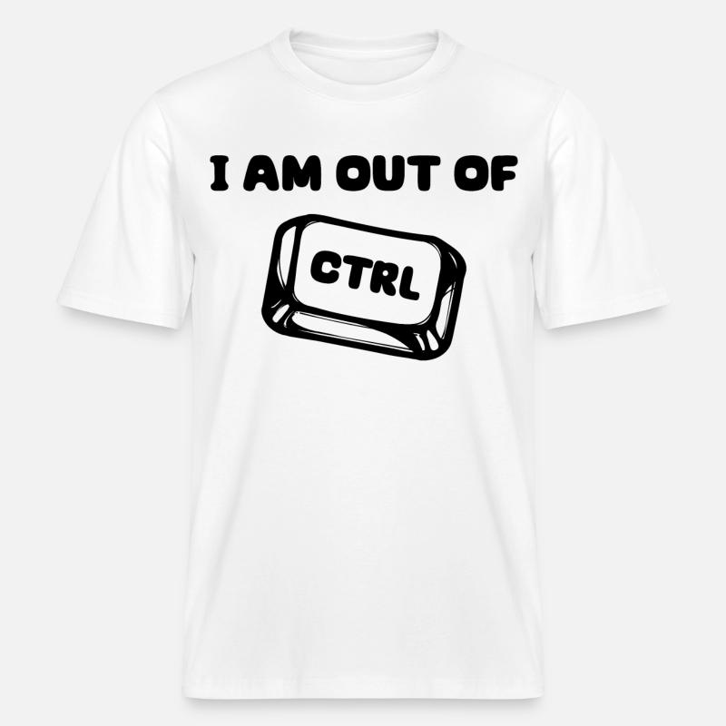 Softwareentwickler Developer Statement Code Debug - RELAXED FIT Unisex Organic T-Shirt - Weiß