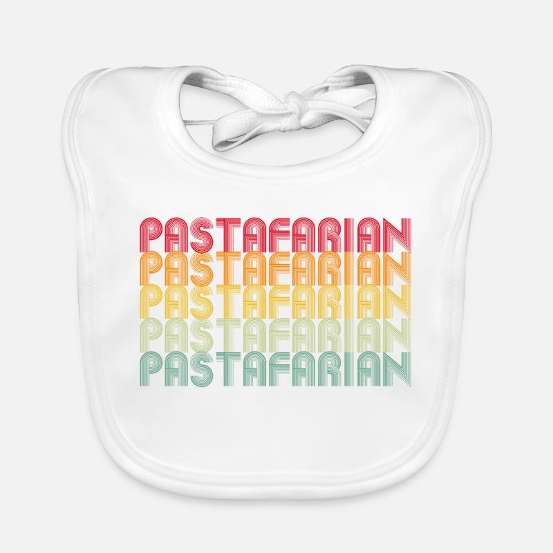 Rainbow Font Stack Pattern Hagesmække af økologisk bomuld