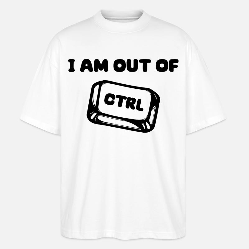 Softwareentwickler Developer Statement Code Debug - Stanley/Stella Oversized Unisex Bio T-Shirt Blaster 2.0 - Weiß