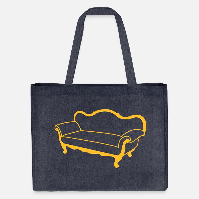 Sofá-cama - Bolsa de la compra reciclada de Stanley/Stella - azul medianoche