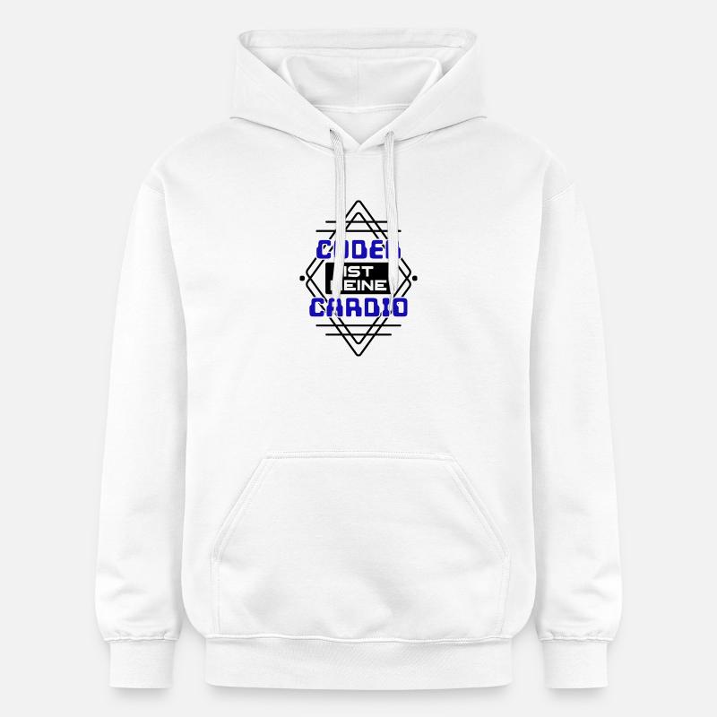 Software Developer Developer Cool Saying Coden - Gildan Unisex Softstyle® Midweight Hoodie - white