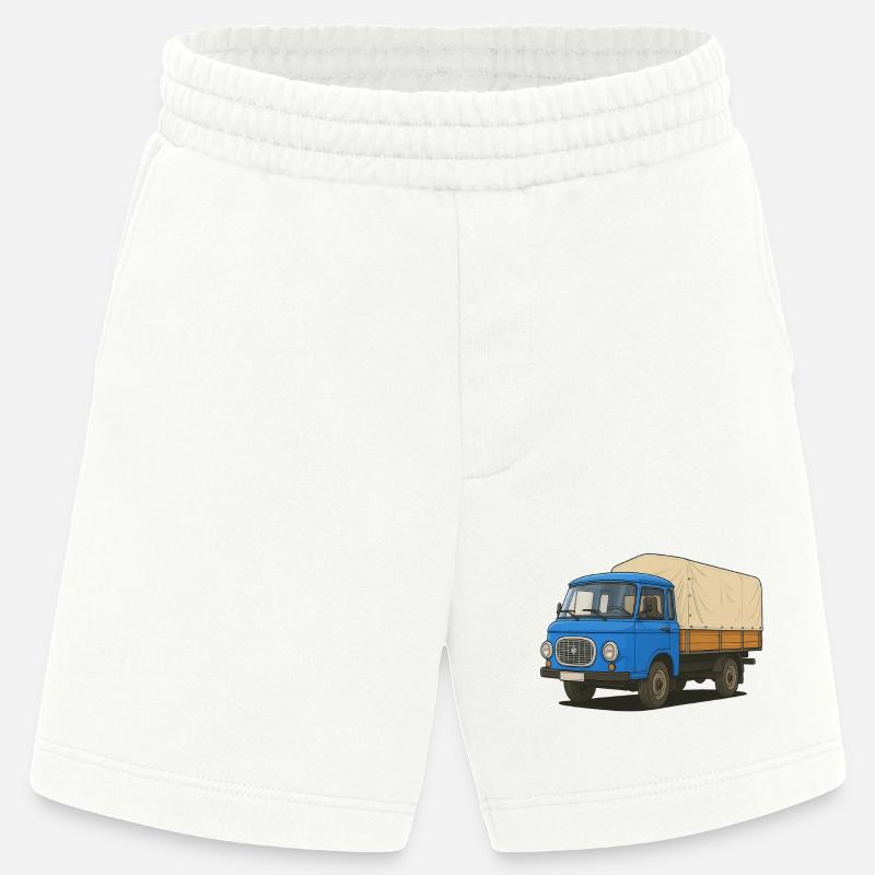 East Flatbed - Heavyweight Shorts - made by SPREAD - OFF WHITE