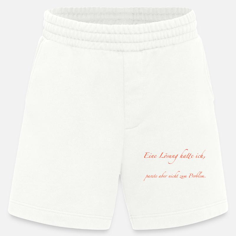 J’avais une solution - Short bio épais fabriqué en UE - OFF WHITE