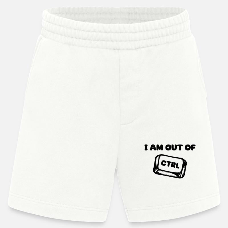 Softwareentwickler Developer Statement Code Debug - Heavyweight Shorts - made by SPREAD - OFF WHITE