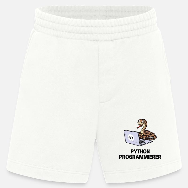 Programmer Computer Code Developer Statement - Heavyweight Shorts - made by SPREAD - OFF WHITE