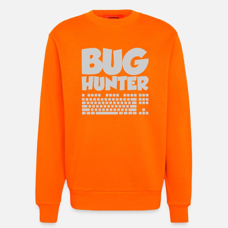 Funny Software Engineers Programmers Developers - Sweatshirt - made by SPREAD - SUNSET ORANGE