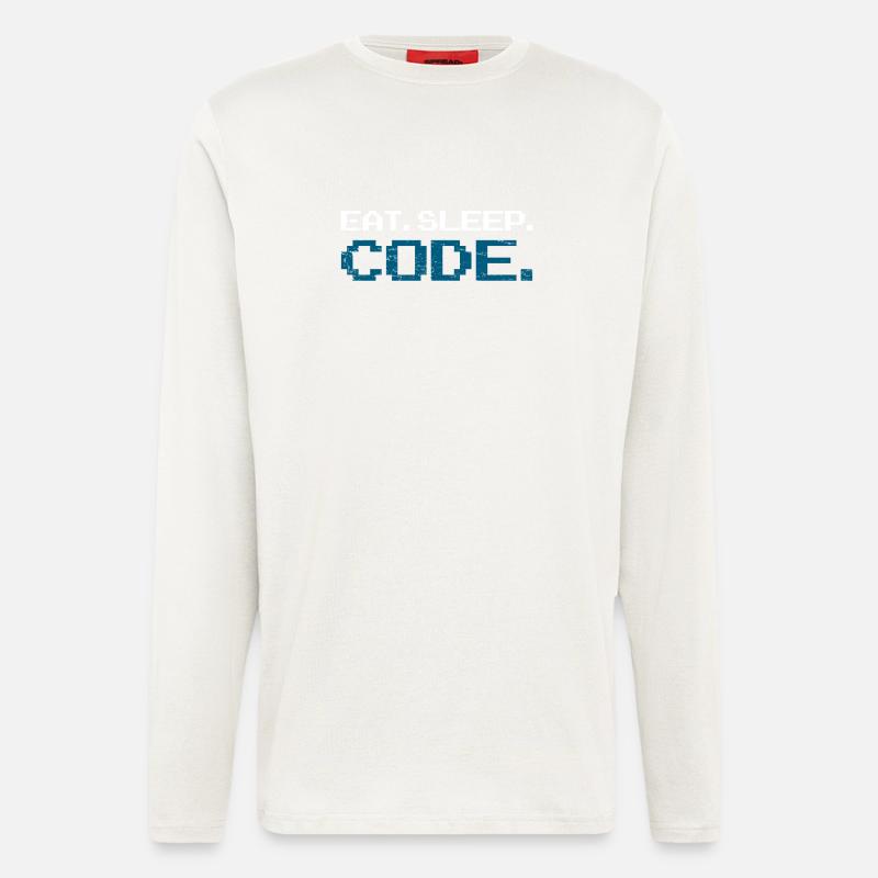 Programming code computer science - Longsleeve - made by SPREAD - OFF WHITE