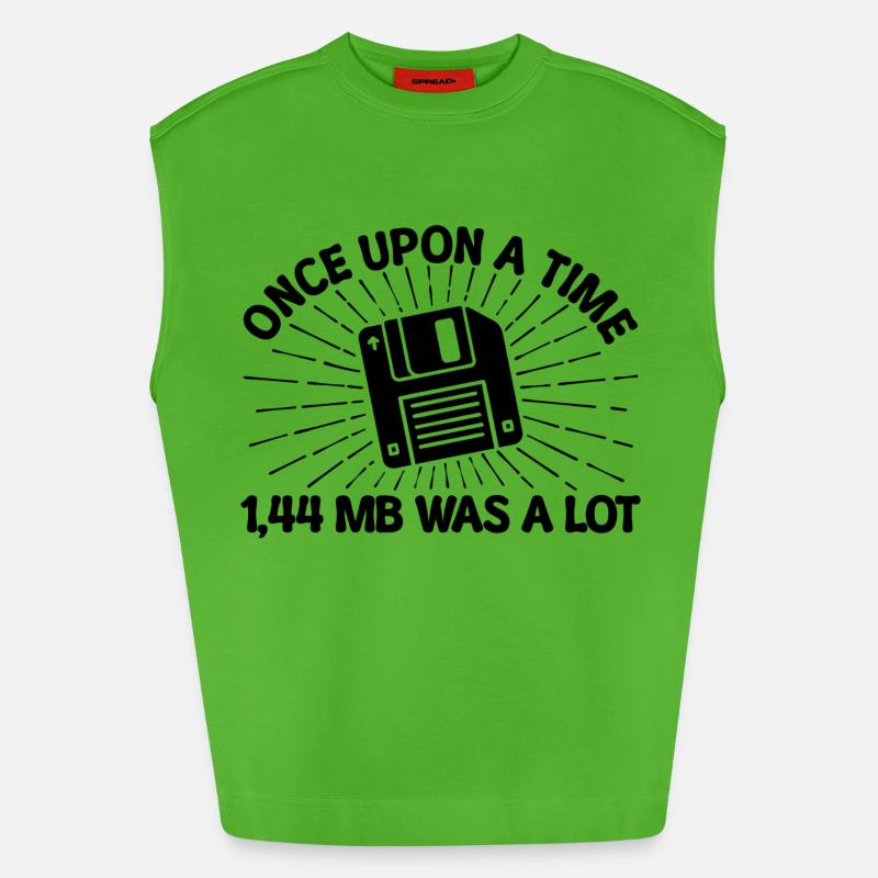 Programmer Debug Skripting Developer Statement - Heavyweight Oversized Organic Tank Top Made in EU - Apple Neon