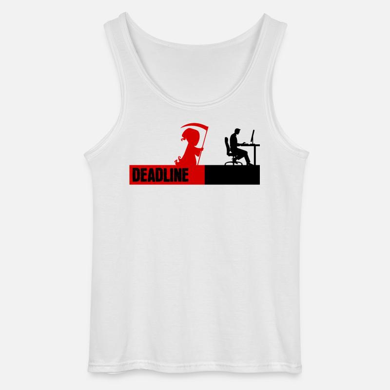Bugfixing Skripting Dev Computerfreak Developer - Gildan Männer Tank Top - Weiß