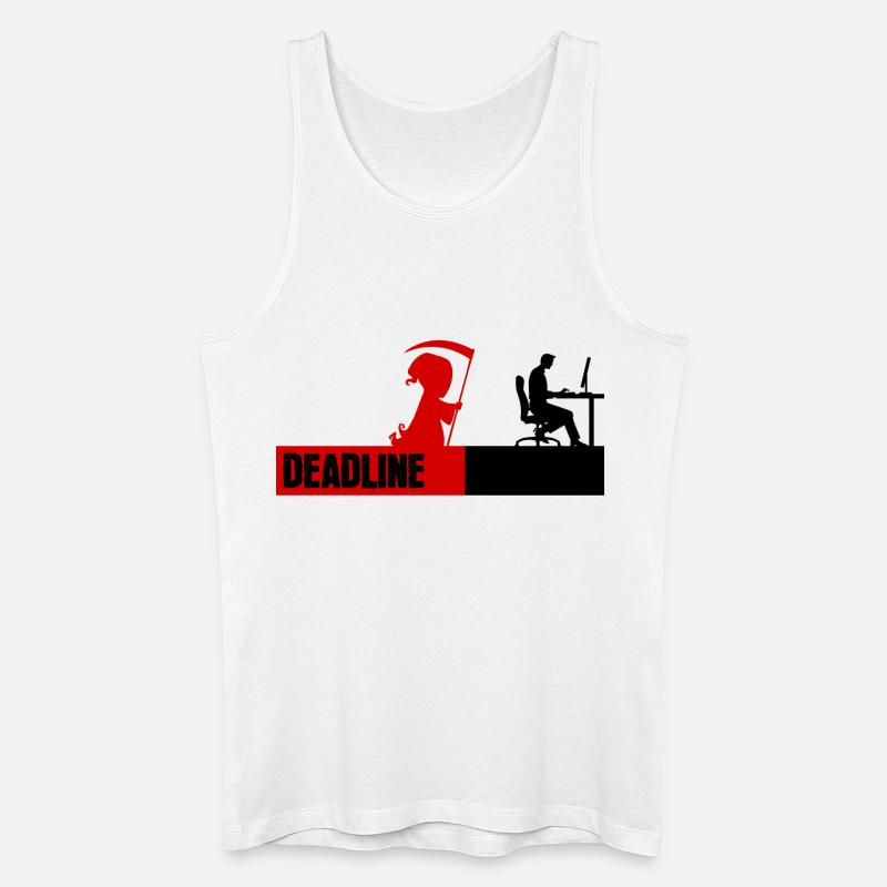 Bugfixing Skripting Dev Computerfreak Developer - Männer Bio Tank Top - Weiß