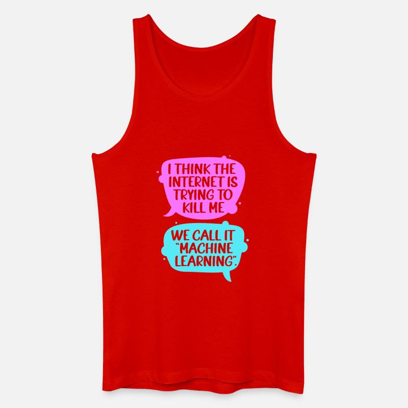 GPT Programmierer Coder - Männer Bio Tank Top - Rot