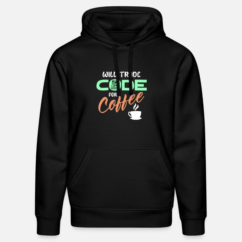 Programmierer Developer Code Statement Computer - Stanley/Stella Unisex Bio-Hoodie DRUMMER - Schwarz