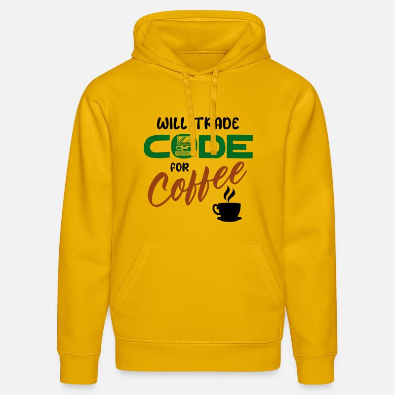 Code Statement Developer Computerfreak Informatik - Stanley/Stella Unisex Bio-Hoodie DRUMMER - Spektralgelb