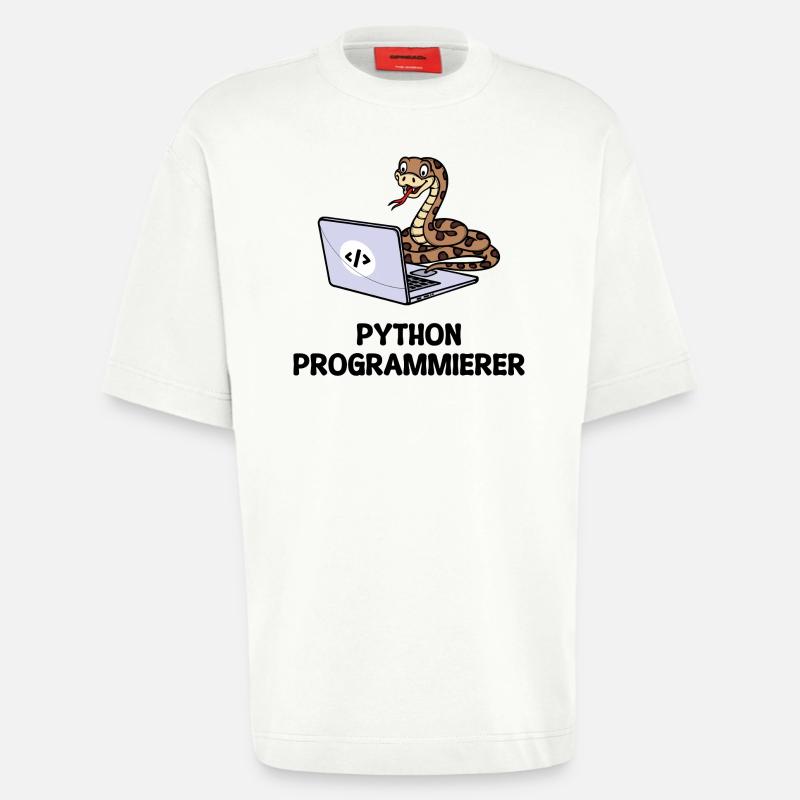 Programmer Computer Code Developer Statement - Heavyweight T-Shirt - made by SPREAD - OFF WHITE