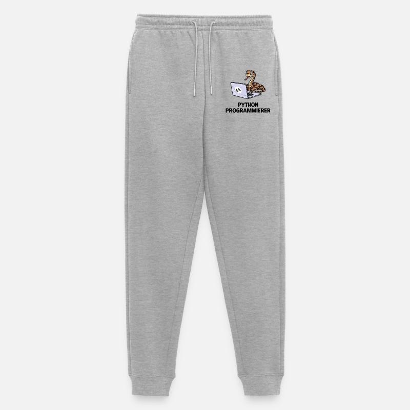Programmer Computer Code Developer Statement - Men's Premium Organic Joggers - heather grey