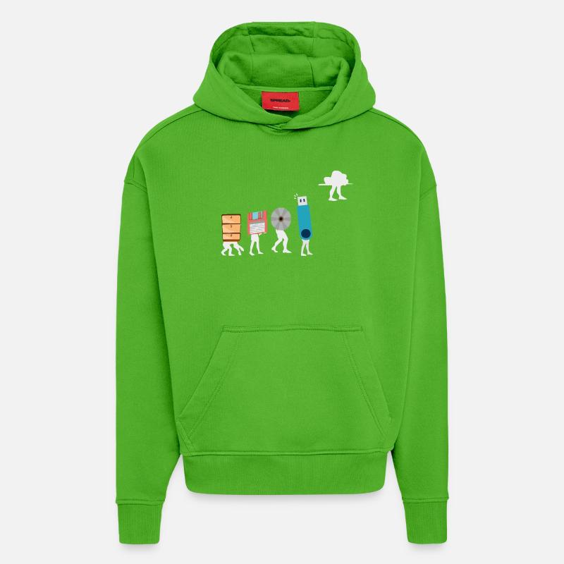 Cloud-Computing-Lustige Programmierer-Daten-KI-Software - Hoodie- made by SPREAD - Apple Neon