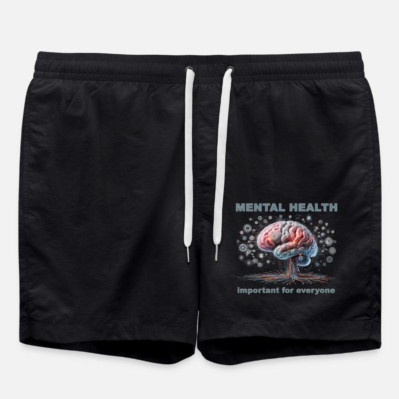 Bless you - Swim Trunks - black