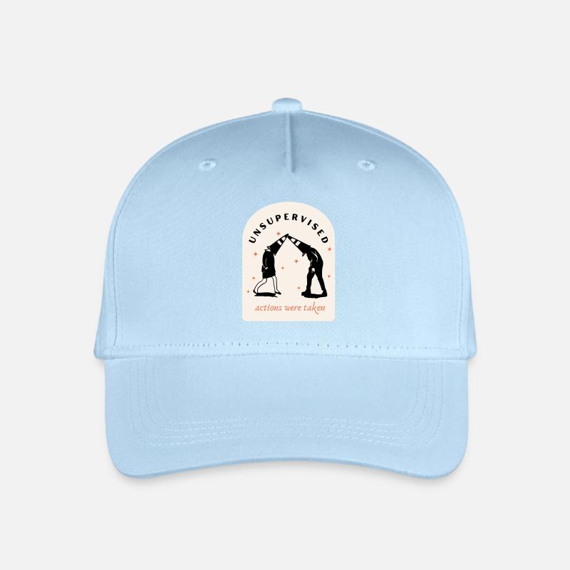 Unsupervised Actions - Organic Kids’ Baseball Cap - light blue