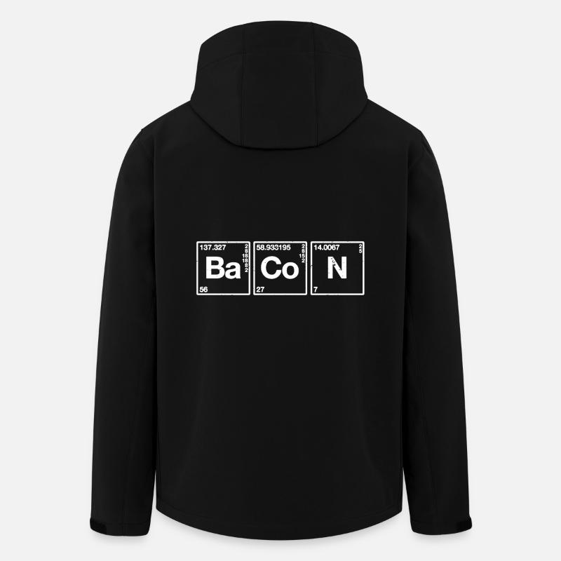 Bacon - Men’s Recycled Softshell Jacket Discoverer by Stanley/Stella - black