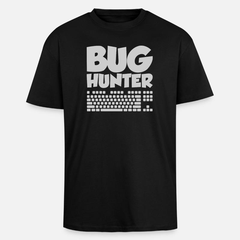 Funny Software Engineers Programmers Developers - Unisex Oversized Heavyweight T-shirt - black