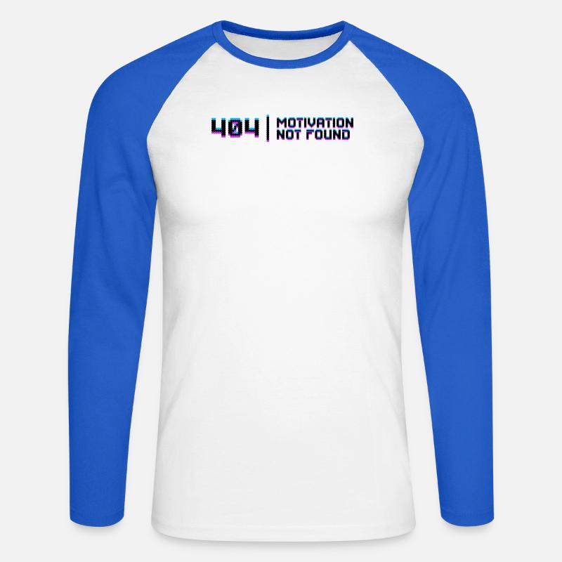 Bugfixing Skripting Dev Computerfreak Developer - Unisex Baseballshirt langarm - Weiß/Royalblau