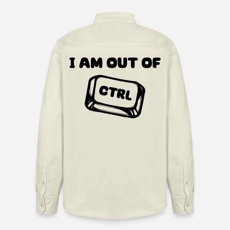 Softwareentwickler Developer Statement Code Debug - Relaxed Fit Unisex Organic Hemd von Stanley/Stella - Natur