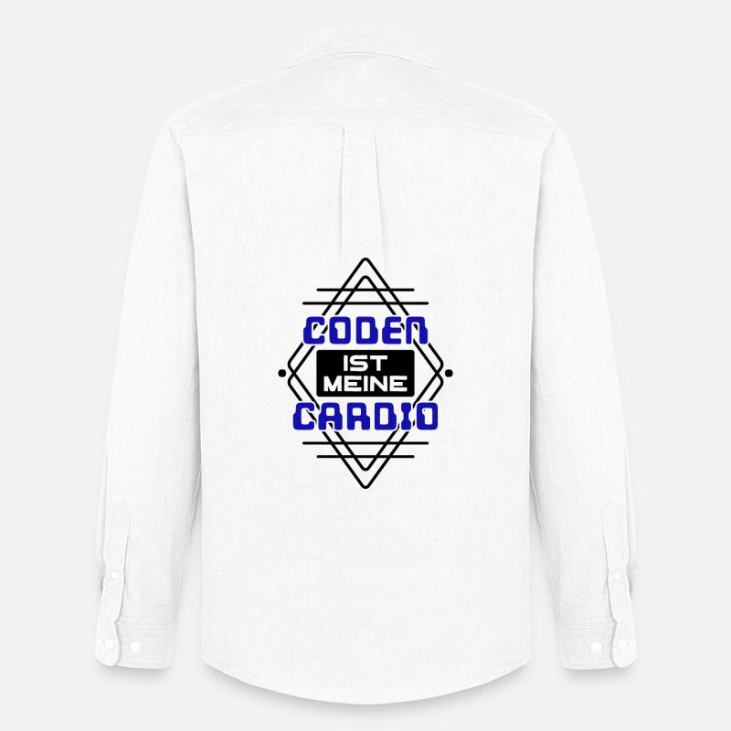 Software Developer Developer Cool Saying Coden - Men's Oxford Shirt by Stanley/Stella - white