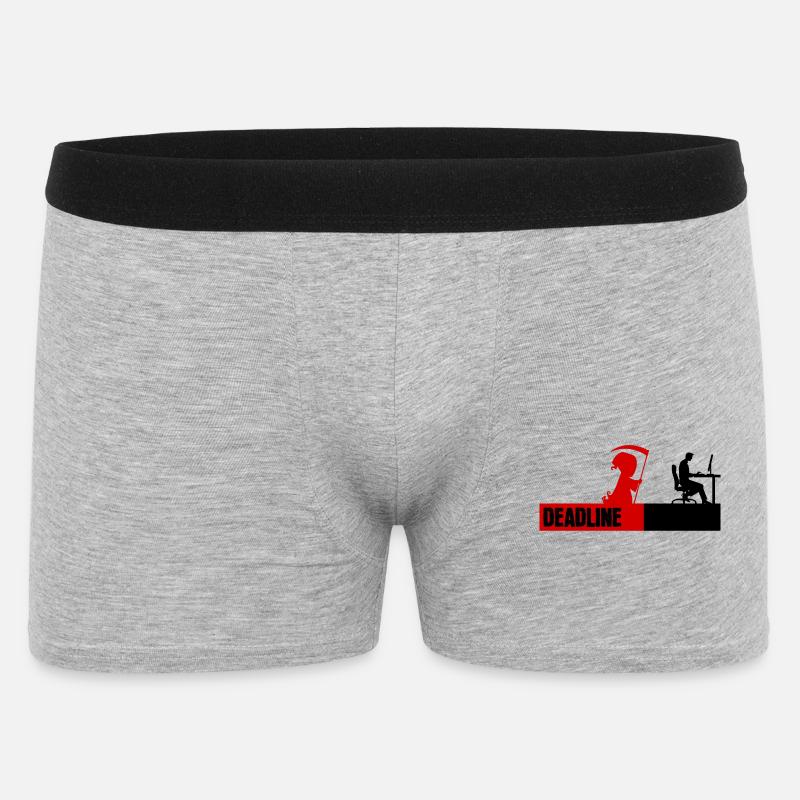 Bugfixing Skripting Dev Computerfreak Developer - Männer Boxer Shorts - Grau meliert