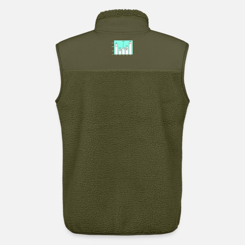 Programmer Coder GPT - Unisex Sherpa Gilet by Stanley/Stella - khaki