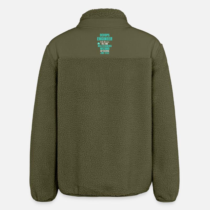 Assistant multitâche DevOps Engineer - Veste sherpa unisexe coupe décontractée Stanley/Stella - kaki