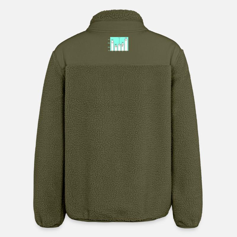 Programmer Coder GPT - Relaxed Fit Unisex Sherpa Jacket by Stanley/Stella - khaki