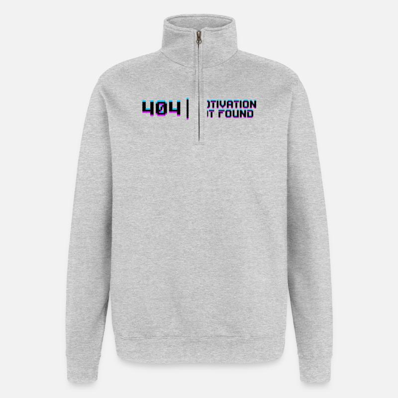 Bugfixing Skripting Dev Computerfreak Developer - Quarter-Zip-Sweatshirt - Grau meliert