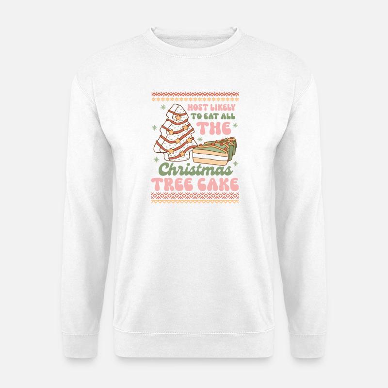 Hässlicher Weihnachtspullover - Unisex Pullover - Weiß