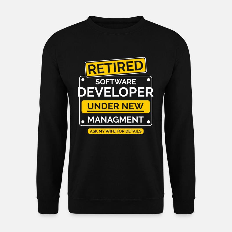 Software Developer Retirement - Unisex Sweatshirt - black