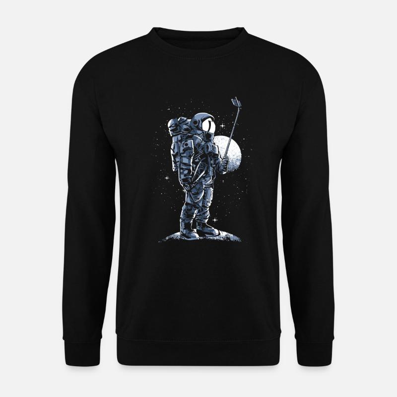 Astronaut - Unisex Pullover - Schwarz