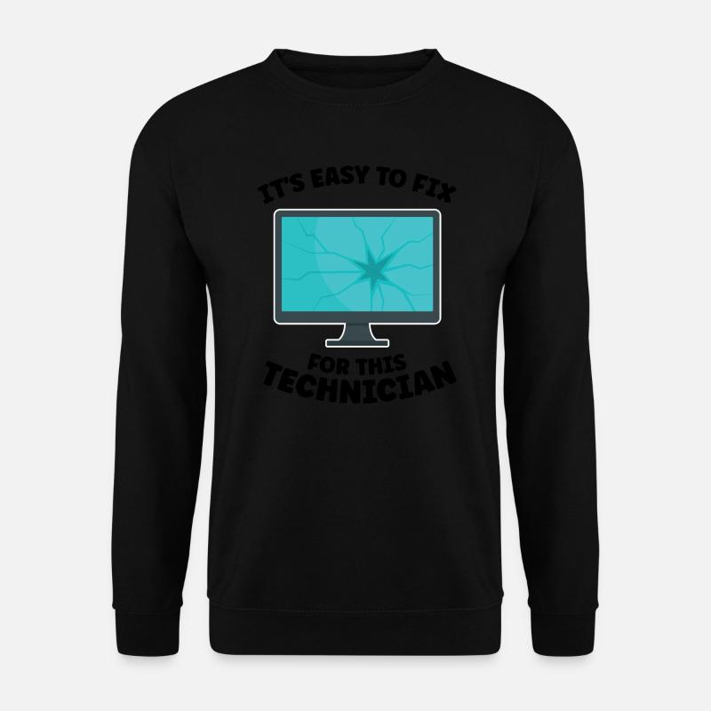 Technischer Support Computertechniker Technischer - Unisex Pullover - Schwarz