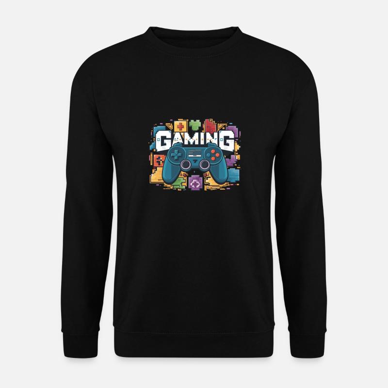 Gaming - Controller - Unisex Pullover - Schwarz