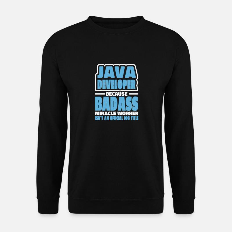 Java Developer Badass - Unisex Pullover - Schwarz