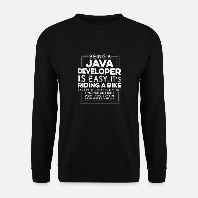 Java Developer - Unisex Pullover - Schwarz