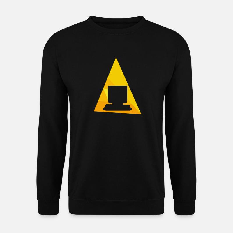 Computer Computerarbeit PC - Unisex Pullover - Schwarz