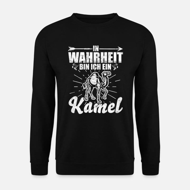 Kamel Kamel Kamel - Unisex Pullover - Schwarz