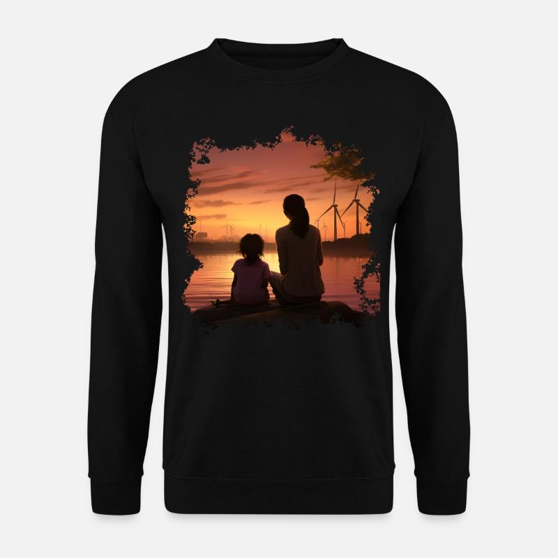 Mutter - Unisex Pullover - Schwarz