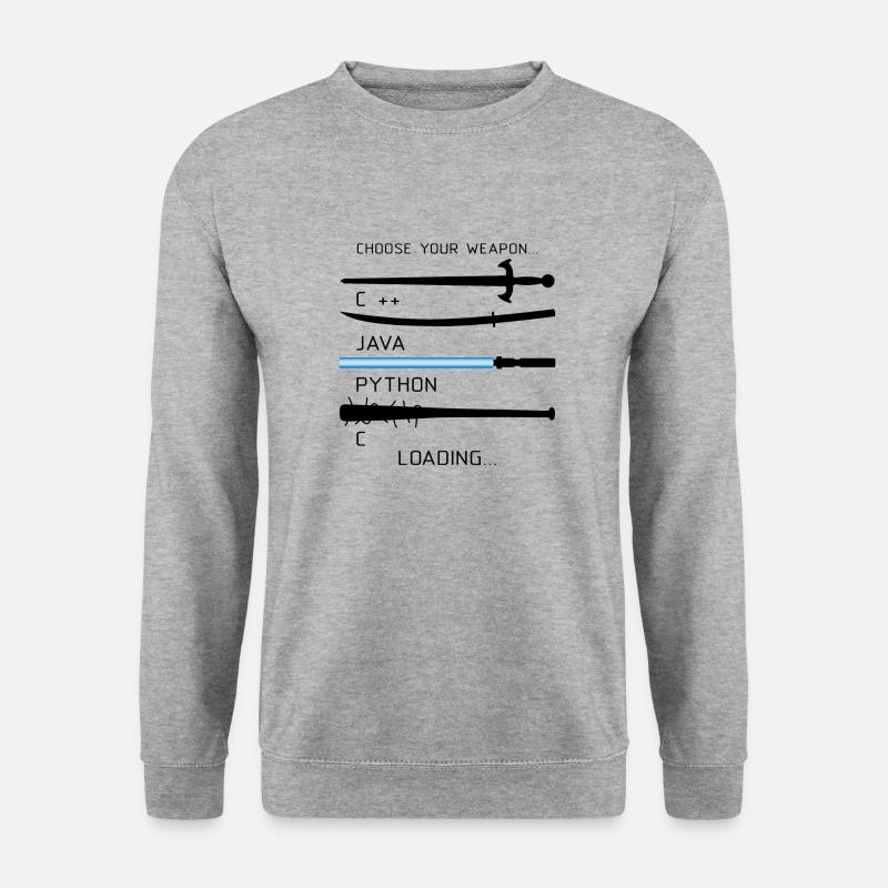 Coding Java Programmer Profession Gift - Unisex Sweatshirt - salt & pepper