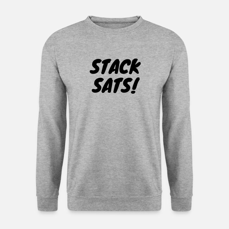STACK SATS - Unisex Pullover - Weißgrau meliert