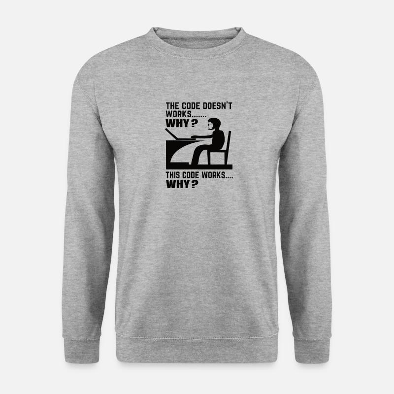 Software Developer Programmer Gift - Unisex Sweatshirt - salt & pepper