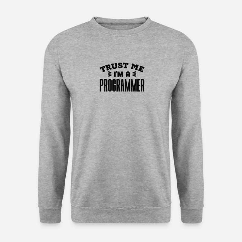 Softwareentwickler Programmierer Geschenk - Unisex Pullover - Weißgrau meliert