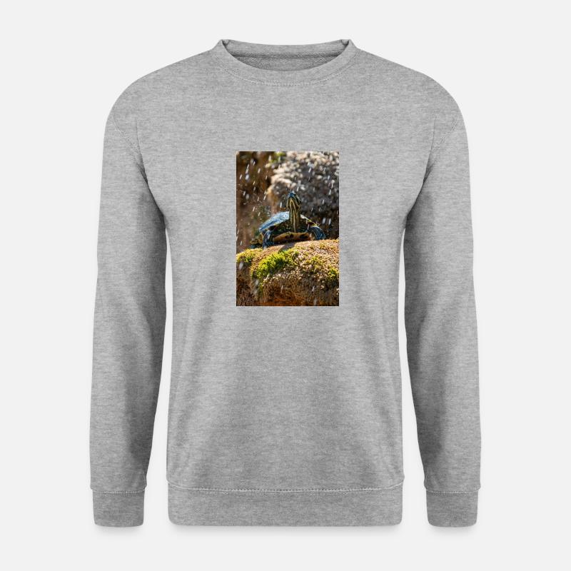 Trachemys scripta scripta scripta - Sweat-shirt Unisexe - gris chiné